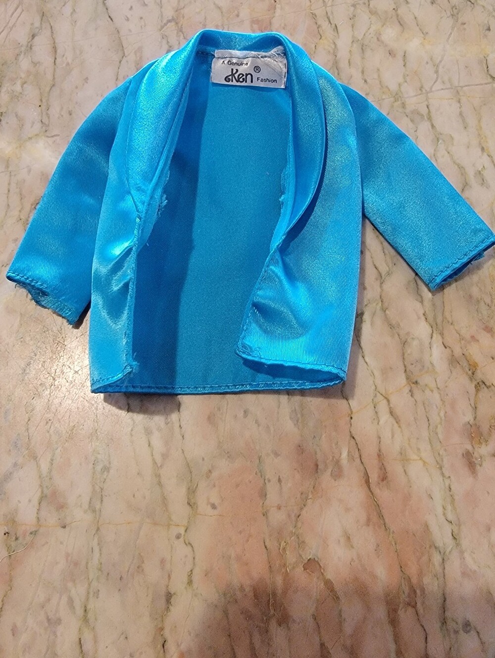 Vintage MATTEL Ken Blue Satin Jacket